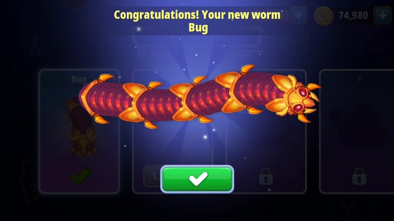 NEW Bug Worm Unlocked! 🐞🔥 Epic Worm Zone Gameplay
