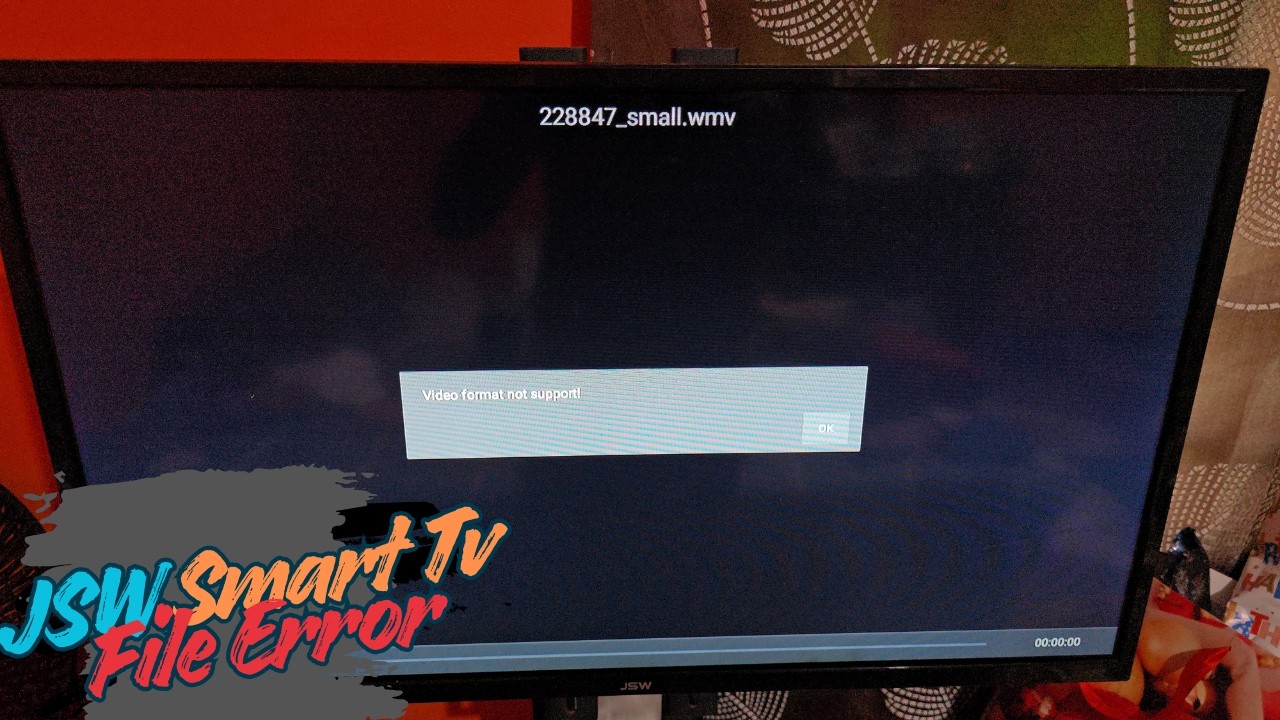 JSW Video Format Not Support Fix