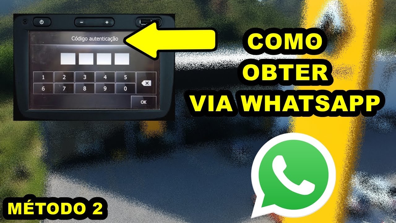 COMO OBTER CÓDIGO DE AUTENTICAÇÃO MEDIA NAV RENAULT VIA WHATSAPP