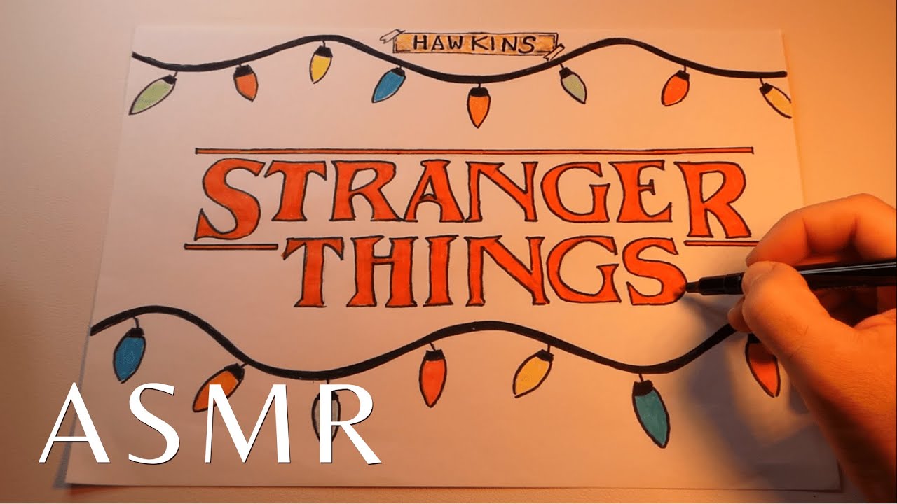 ASMR: STRANGER THINGS COLORES QUE TE HARÁN DORMIR DESDE EL UPSIDE DOWN - SIN HABLAR