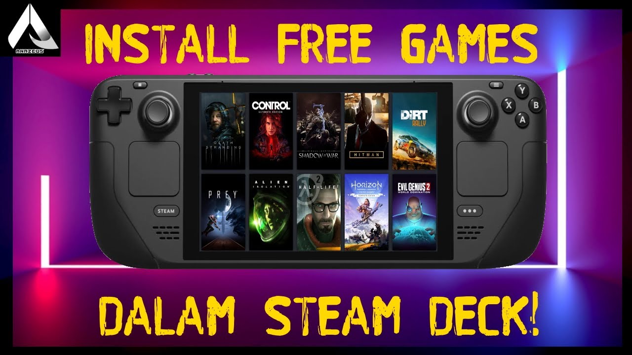 Install Free Games dalam Steam Deck 2023! SteamOS (Crack atau Repack) Senang dan mudah - Method 1