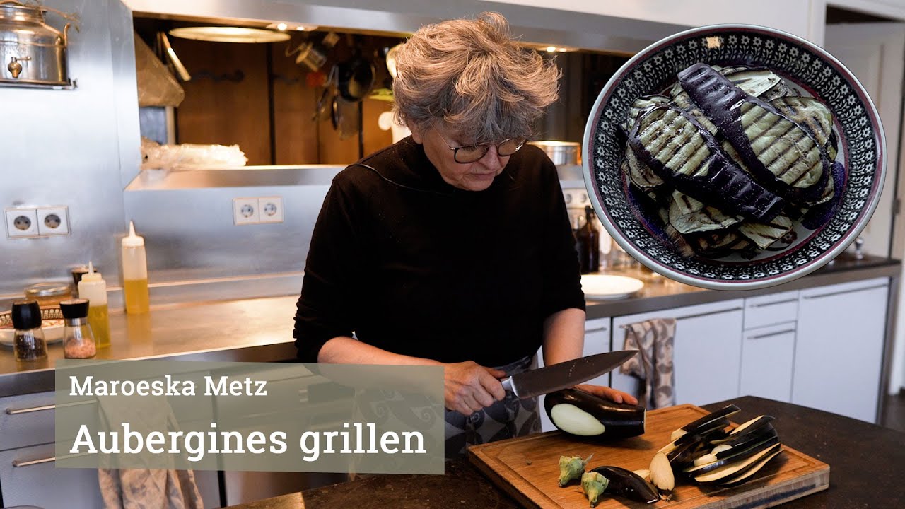 Aubergines grillen