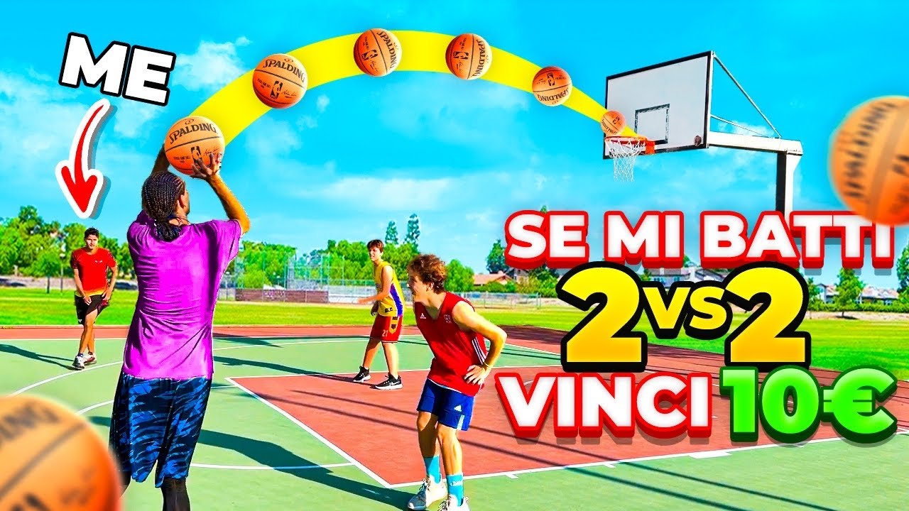 🏀 TI REGALO 10 EURO se VINCI 2v2 Basket