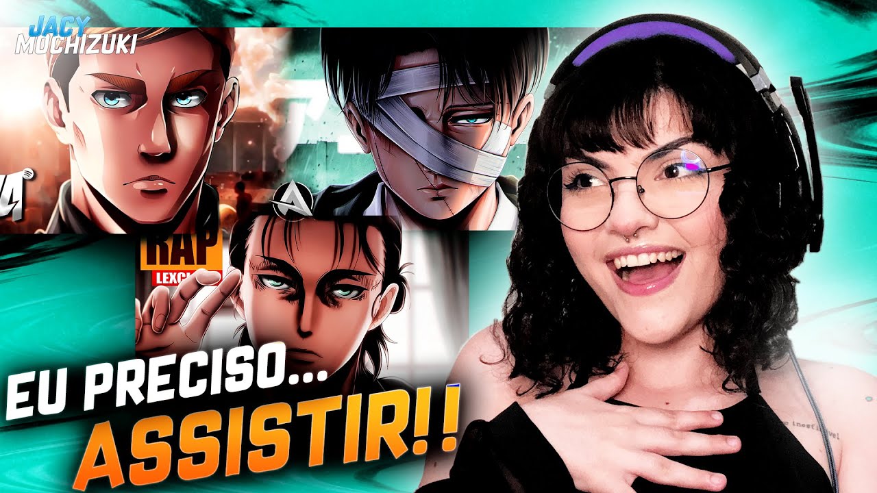 | REACT | ESPECIAL ATTACK ON TITAN - Levi, Eren, Erwin Smith | @AniRap , @LexClash , @M4rkim ..