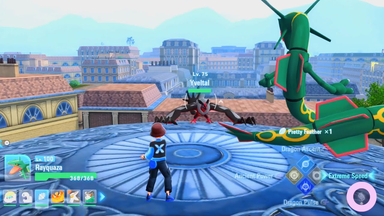 When Rayquaza Meet 2 Legendary Yveltal & Xerneas (Defeated & Captured) - Legends Z-A