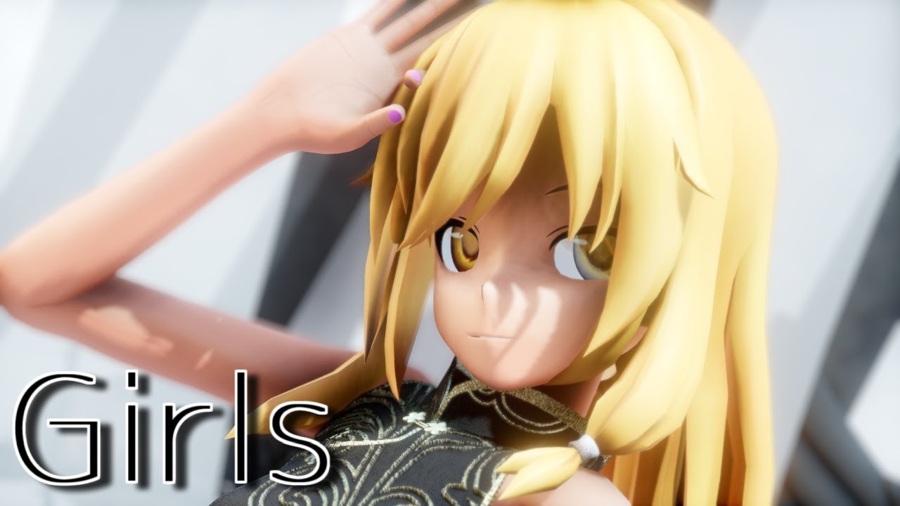 【東方MMD】チャイナドレスな魔理沙さんでGirls