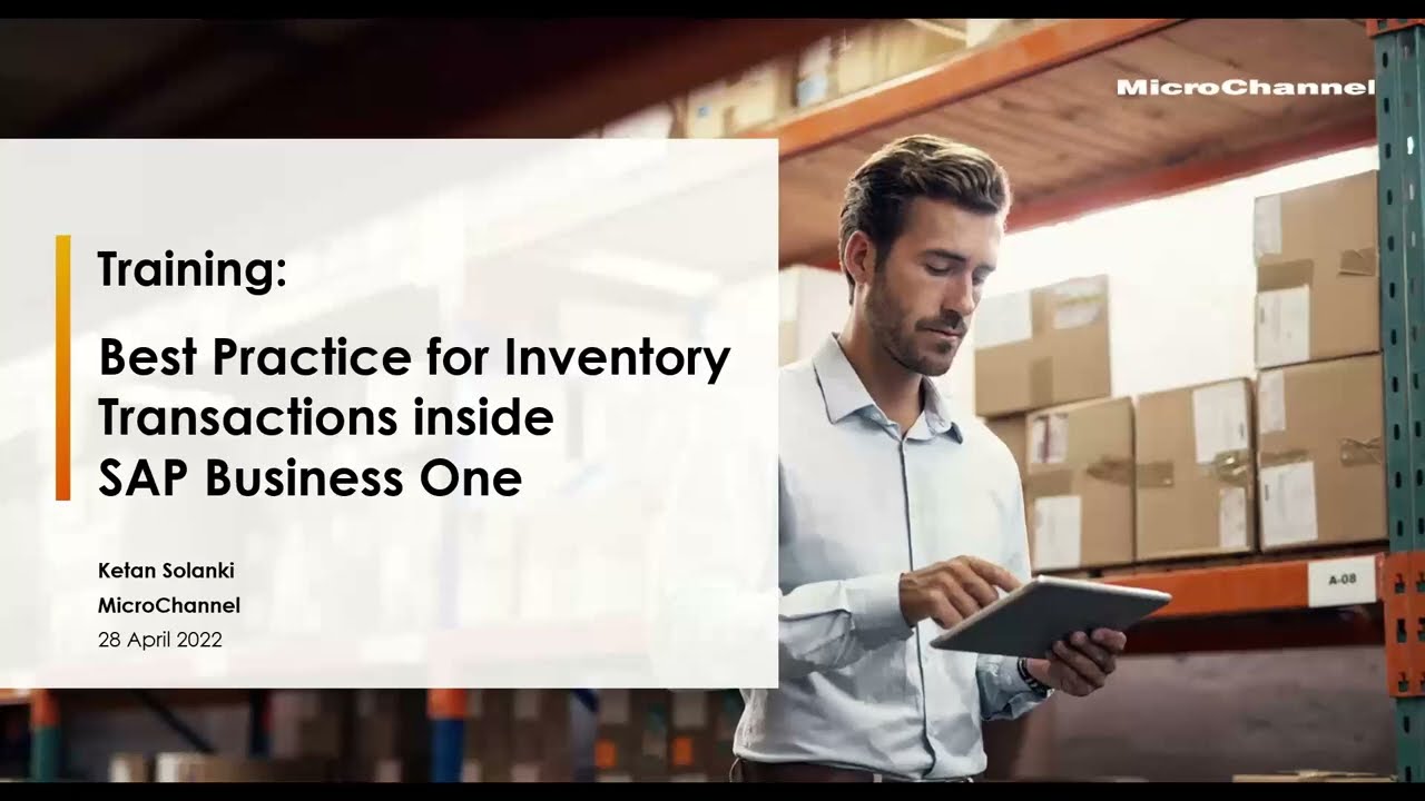Inventory Transactions for SAP Business One