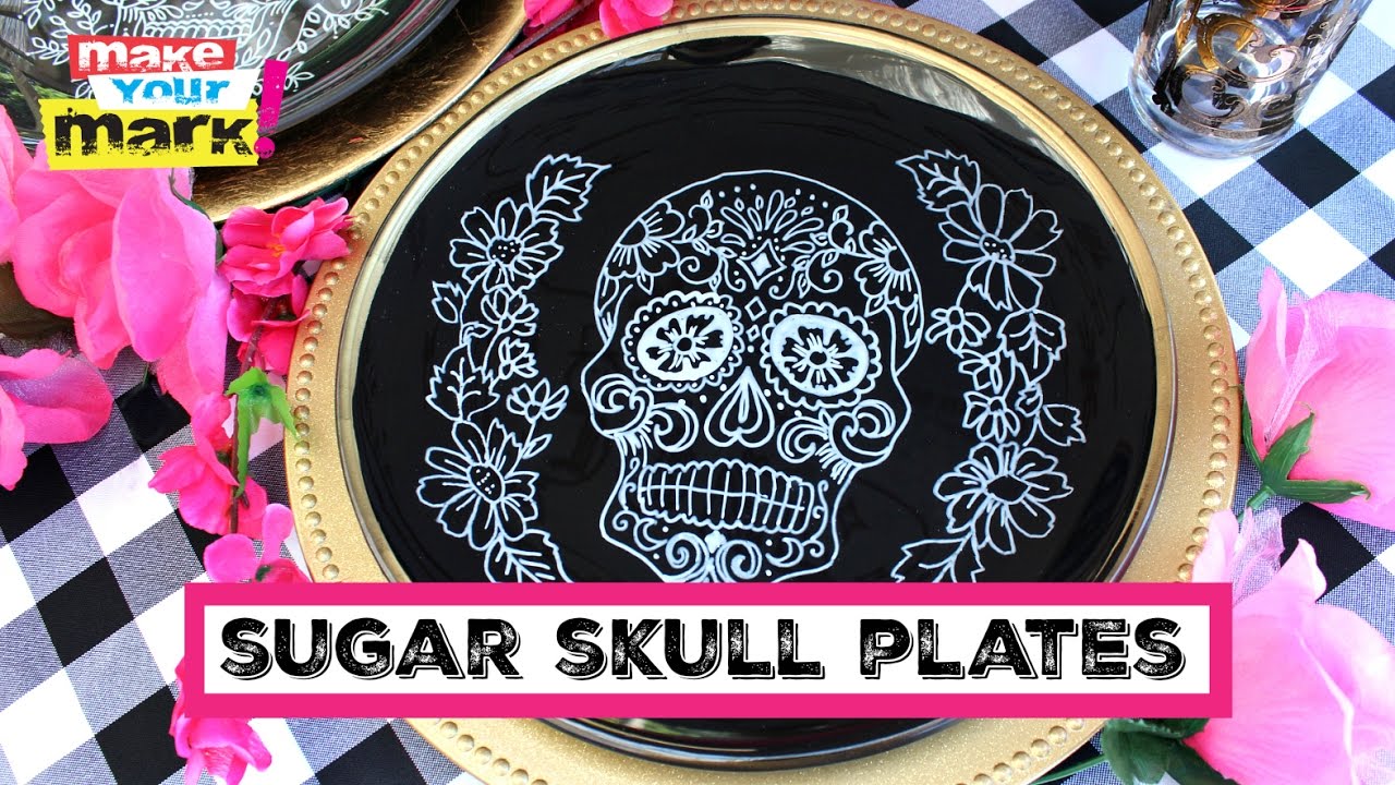 How to: Sugar Skull Plates