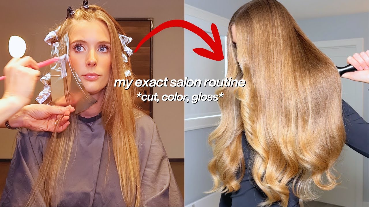 What I Ask For At The Hair Salon: Blonde Hair Cut + Color Transformation