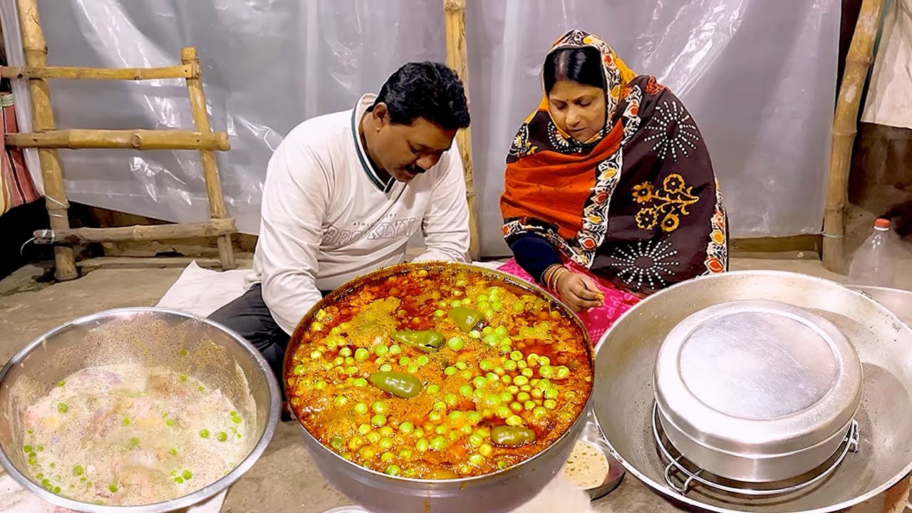 সবুজ মটর দিয়ে চিকেন🍗 ভাপা একটি সুস্বাদু এবং অসাধারণ সাধের একবার খেয়ে দেখুন এই রেসিপি বন্ধুরা🔥