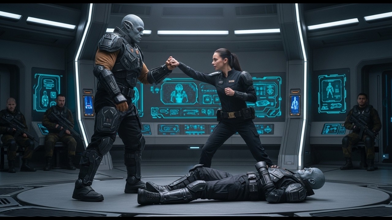 Alien Instructor Smacked a Human Lady Cadet — He Regretted It in One Second | Dark Twist Tales