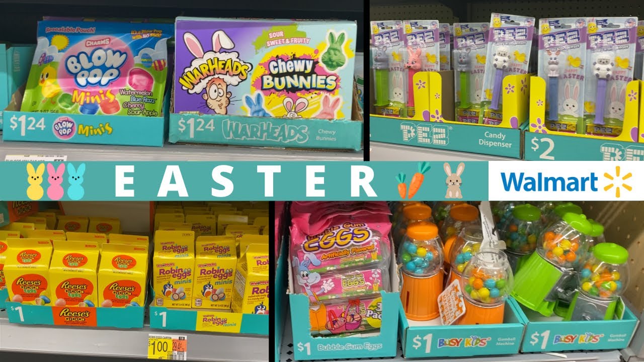 🐣WALMART EASTER SHOP WITH ME‼️EASTER CANDY, EASTER GIFTS, EASTER BASKET IDEAS | WALMART EASTER 2024