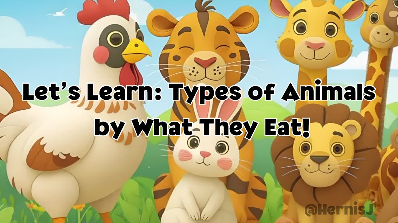 Basic Animal Science for Kids | Learn About Herbivores, Carnivores & Omnivores