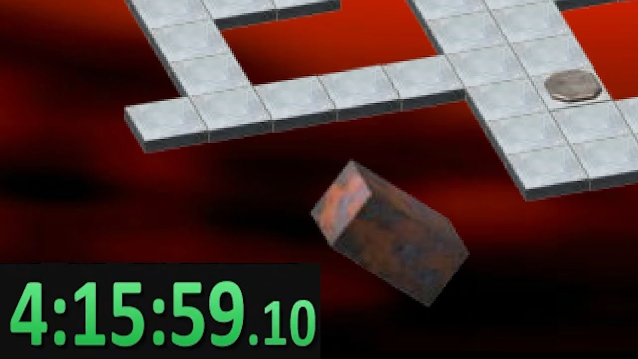 Идиот пытается пройти Bloxorz на скорость, ни разу не пройдя эту игру до конца.