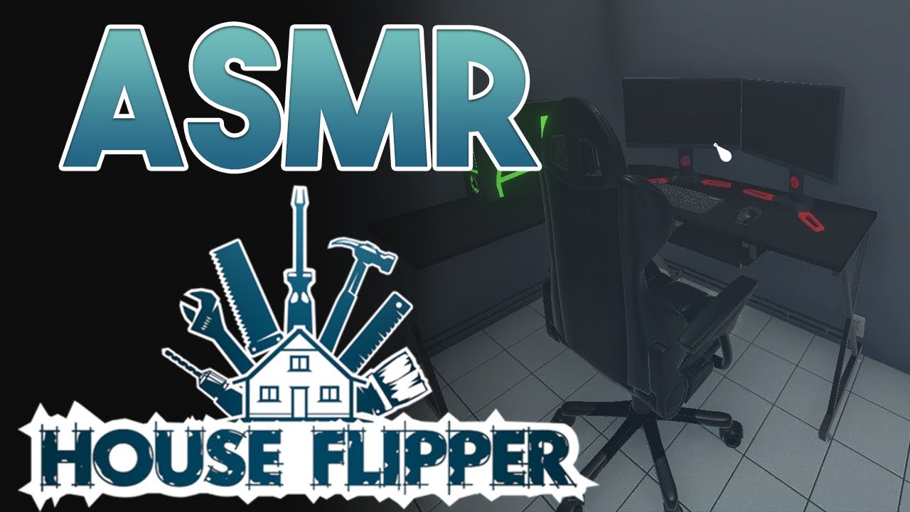 ASMR House Flipper (Whisper Ramble + Звуки мыши и клавиатуры)
