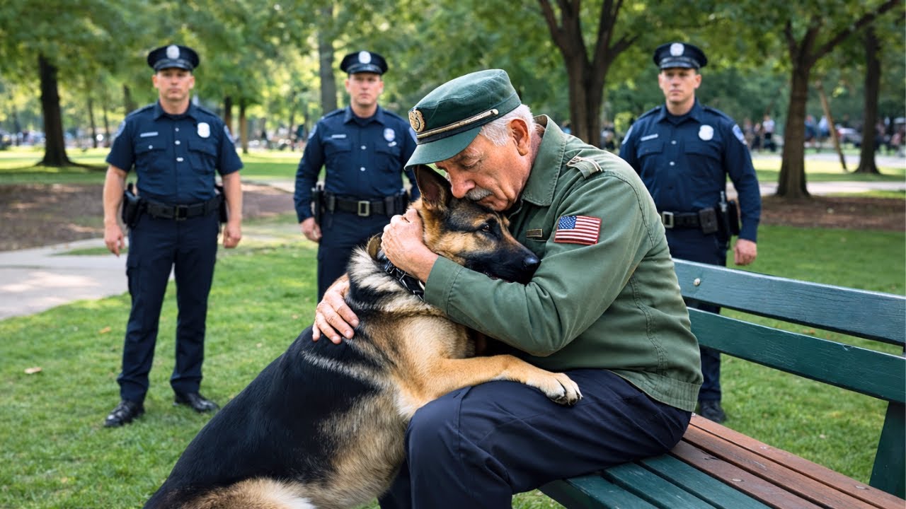 Un Chien Policier Reçoit L’Ordre D’Attaquer Un Vieil Homme — Ce Qui Se Passe Ensuite Est Incroyable