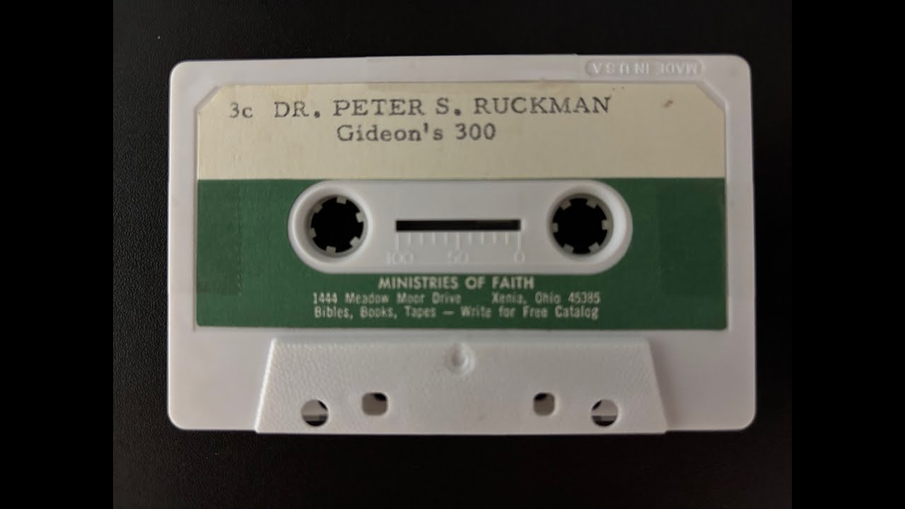 Gideon's 300 - Dr. Ruckman (buckle up for this one)