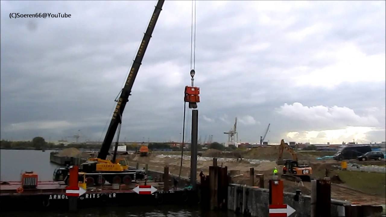 Sanierung Kaimauer im Magdeburger Hafen Hamburg, Teil 2