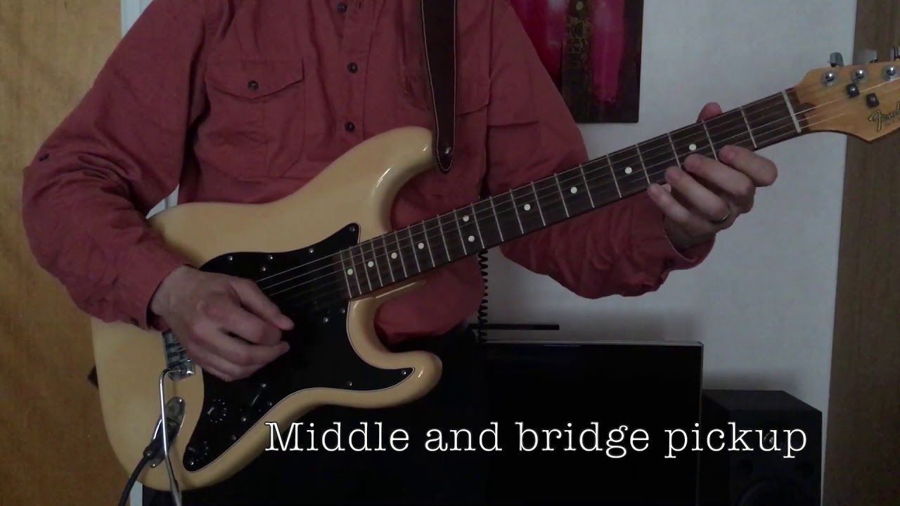 EMG SA pickups on a Fender Stratocaster 1984