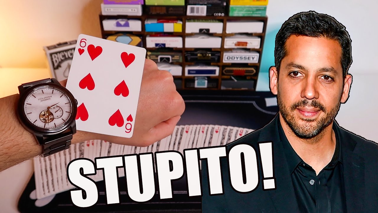 LA MAGIA CHE HA STUPITO DAVID BLAINE! TUTORIAL trucco assurdo con le carte