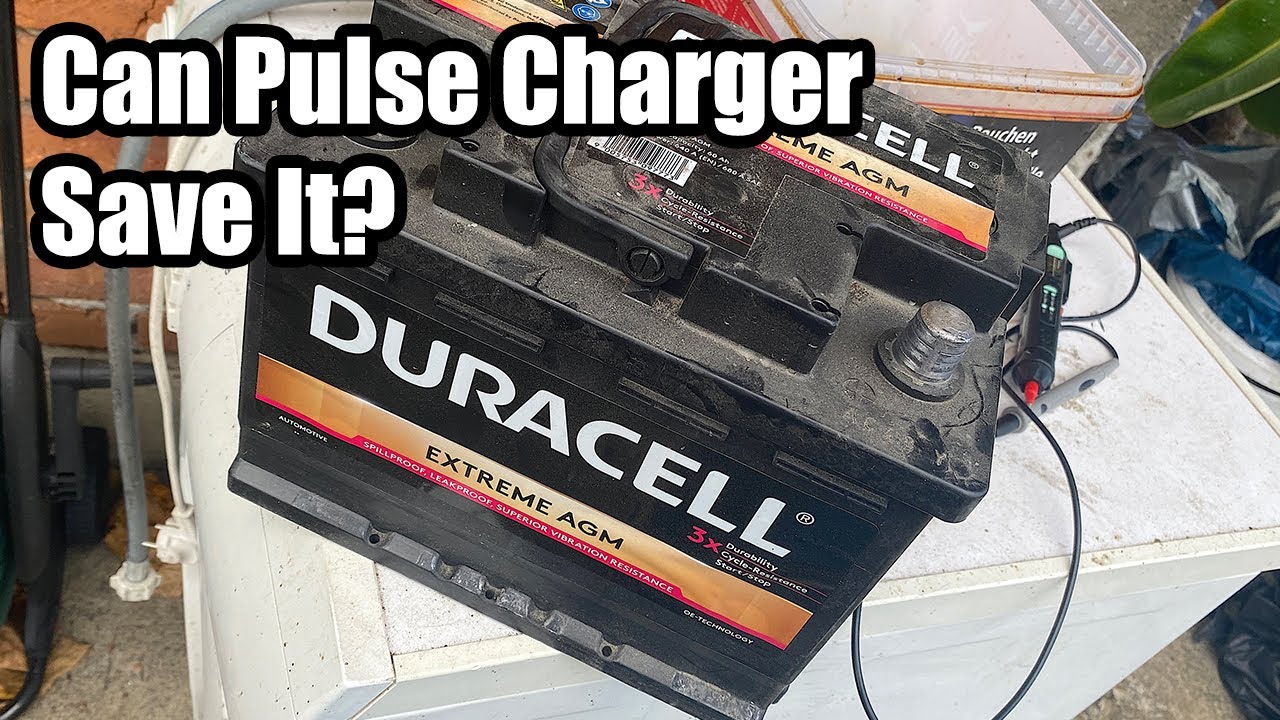Car Battery Repair Trying To Save It From Trash With Pulse Repair Battery Charger
