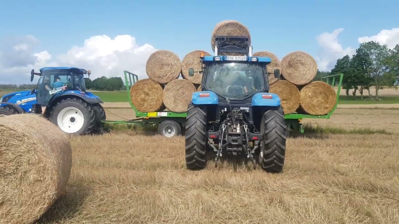 Baloty 2x New Holland Quicke Pronar