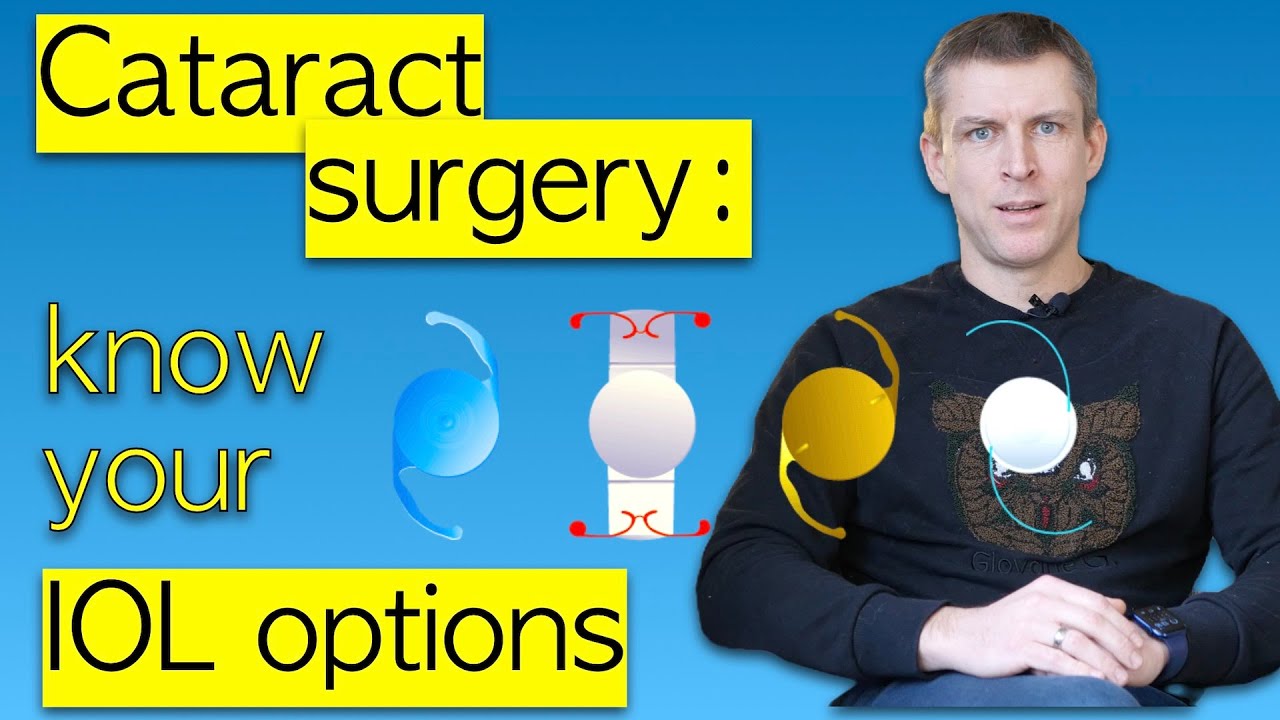 Cataract surgery: know your IOL options for best vision
