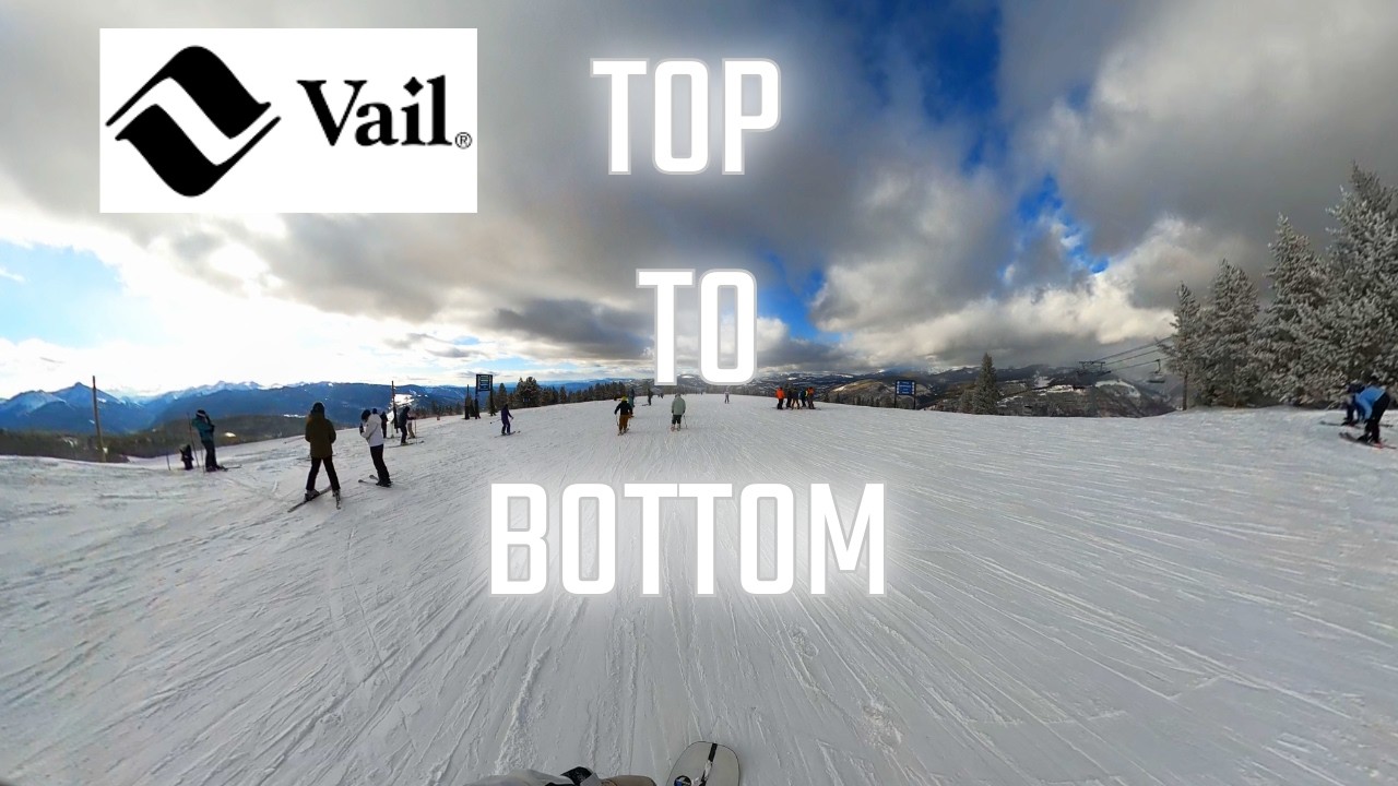 Vail Colorado - Top to Bottom Run POV 4K - 