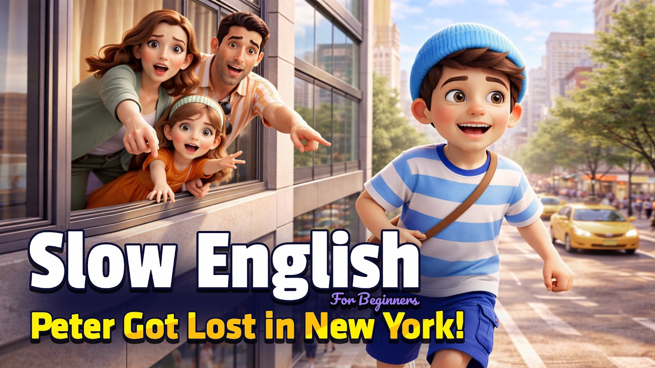 We Couldn&rsquo;t Find Peter in New York | Easy English Listening Story (A2 Level)