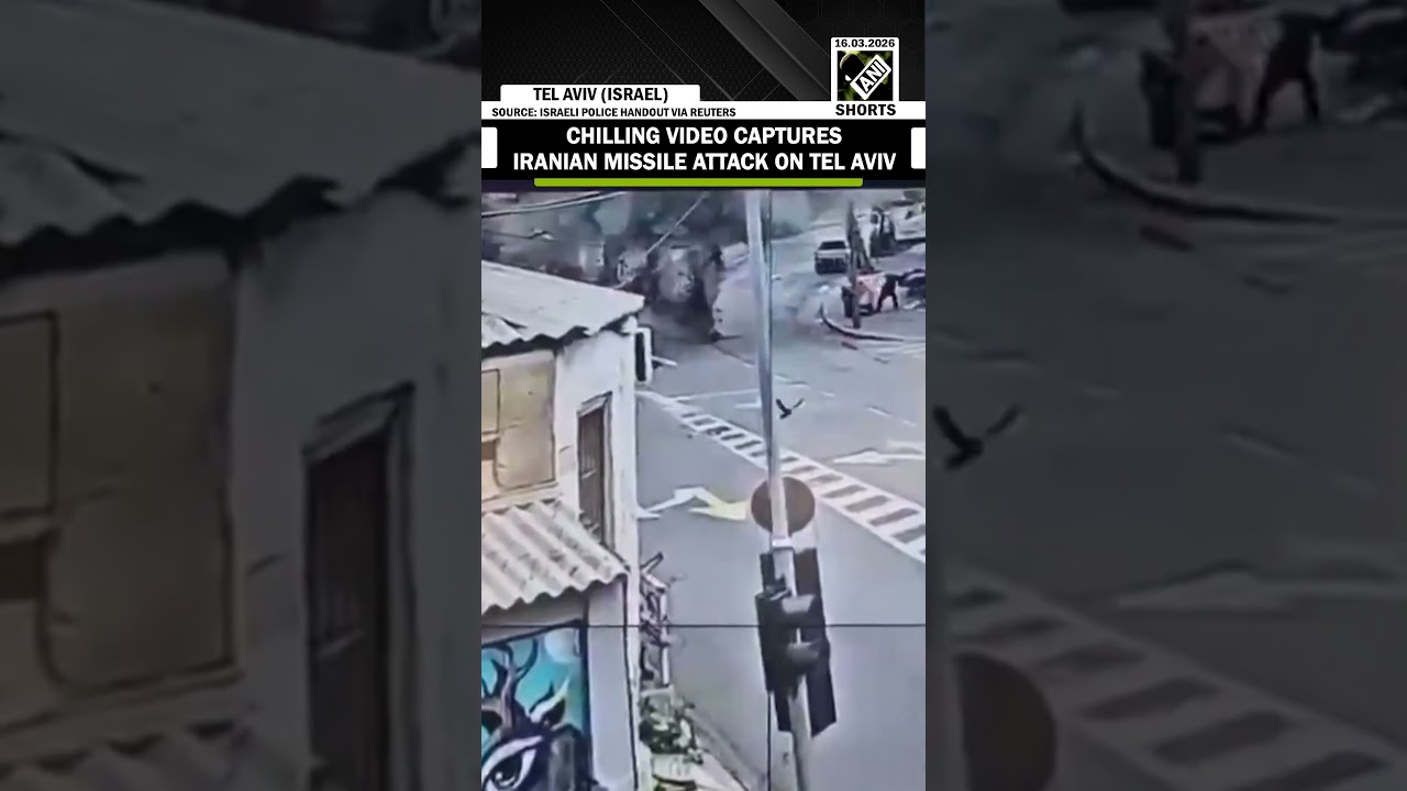 Watch: Chilling video captures Iranian missile strike on Israel&rsquo;s Tel Aviv