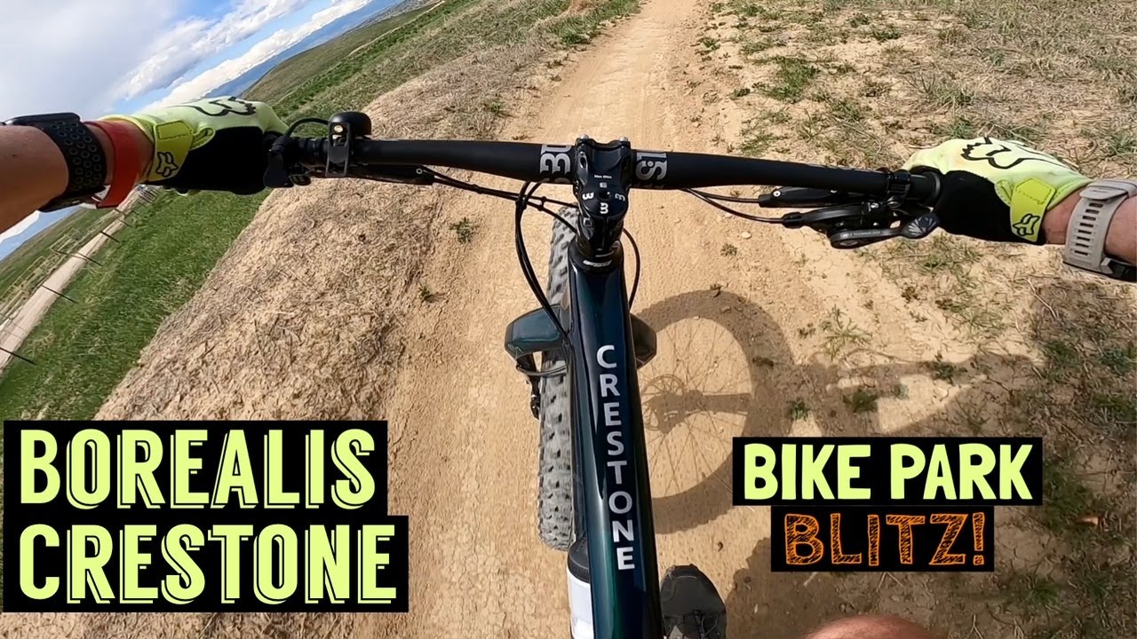 Carbon Fat Bike At The Bike Park