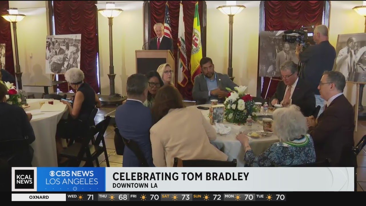 LA celebrates Tom Bradley, the city's longest-serving mayor