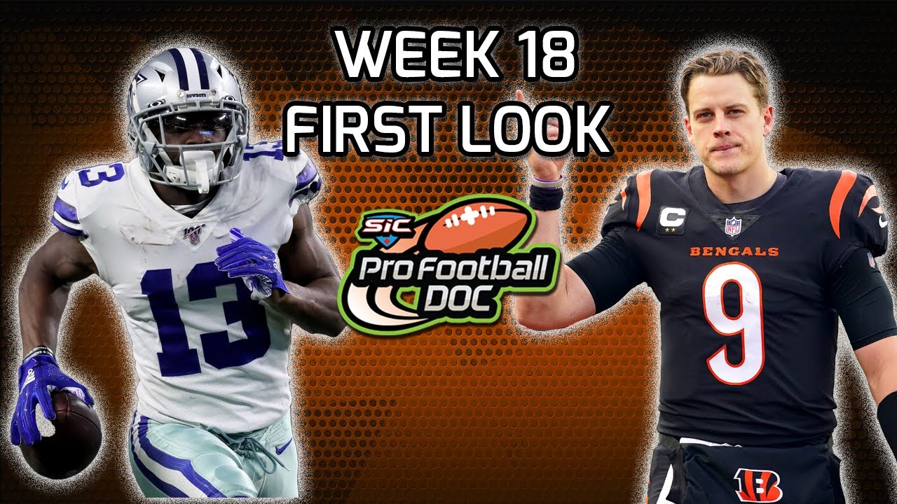 NFL Injury Week 18 First Look