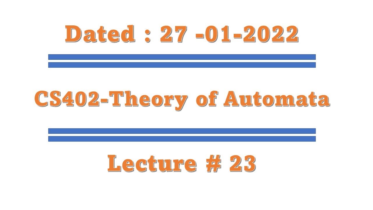 Cs402 short lecture 23 (Mealy machines in terms of sequential circuit)
