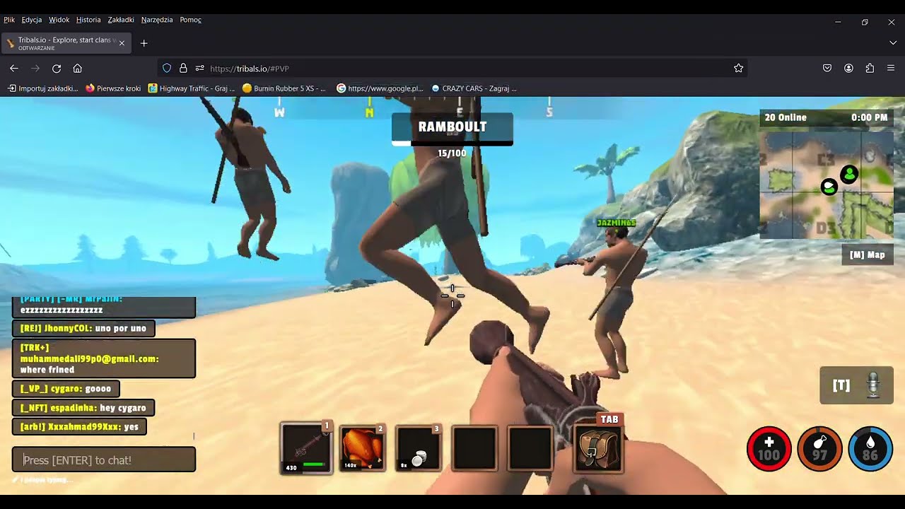Tribals.io PvP Server with my Fans