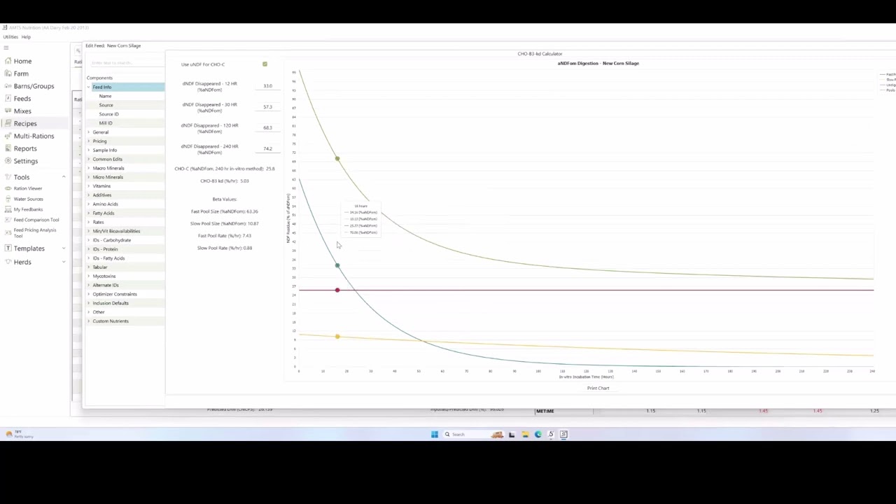 New outputs for fast pool and slow pool in Nutrition