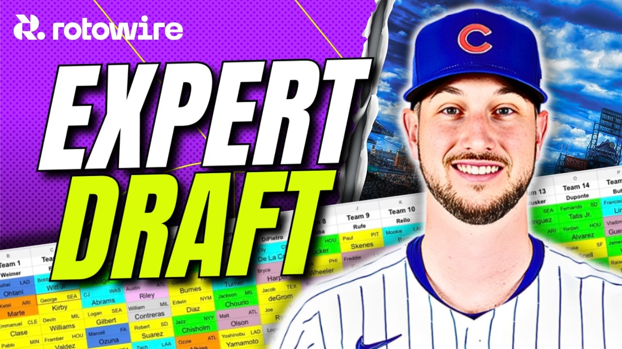 REAL Expert Fantasy Baseball Draft LIVE! (Watch Us Pick)