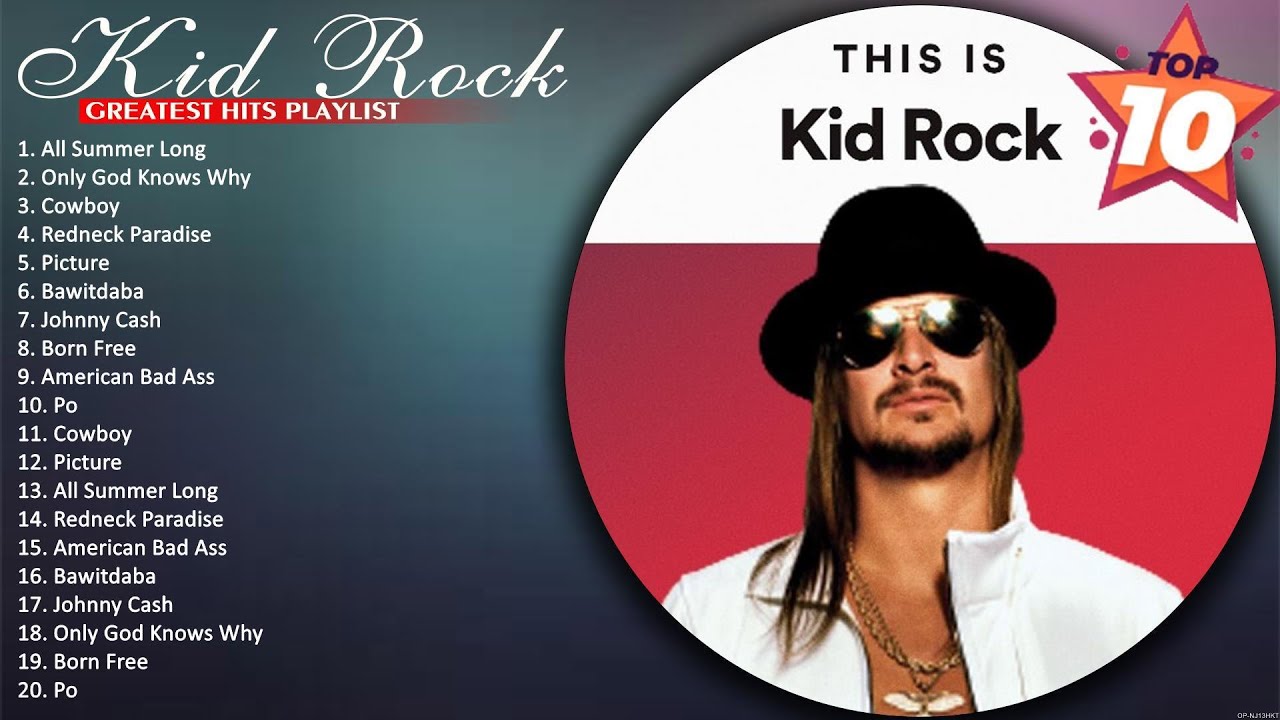 Kid Rock Greatest Hits ~ Best Songs Of Kid Rock ~ Picture