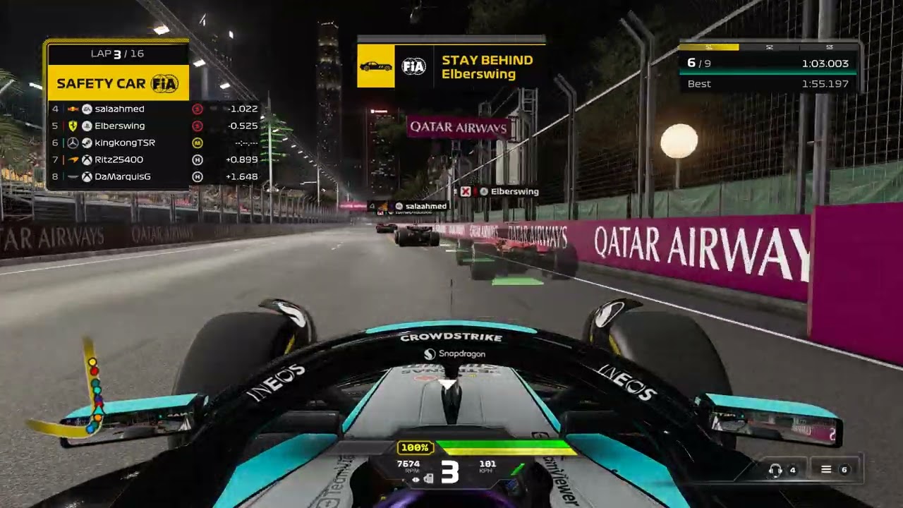F1 24 Singapore GP My first public lobby