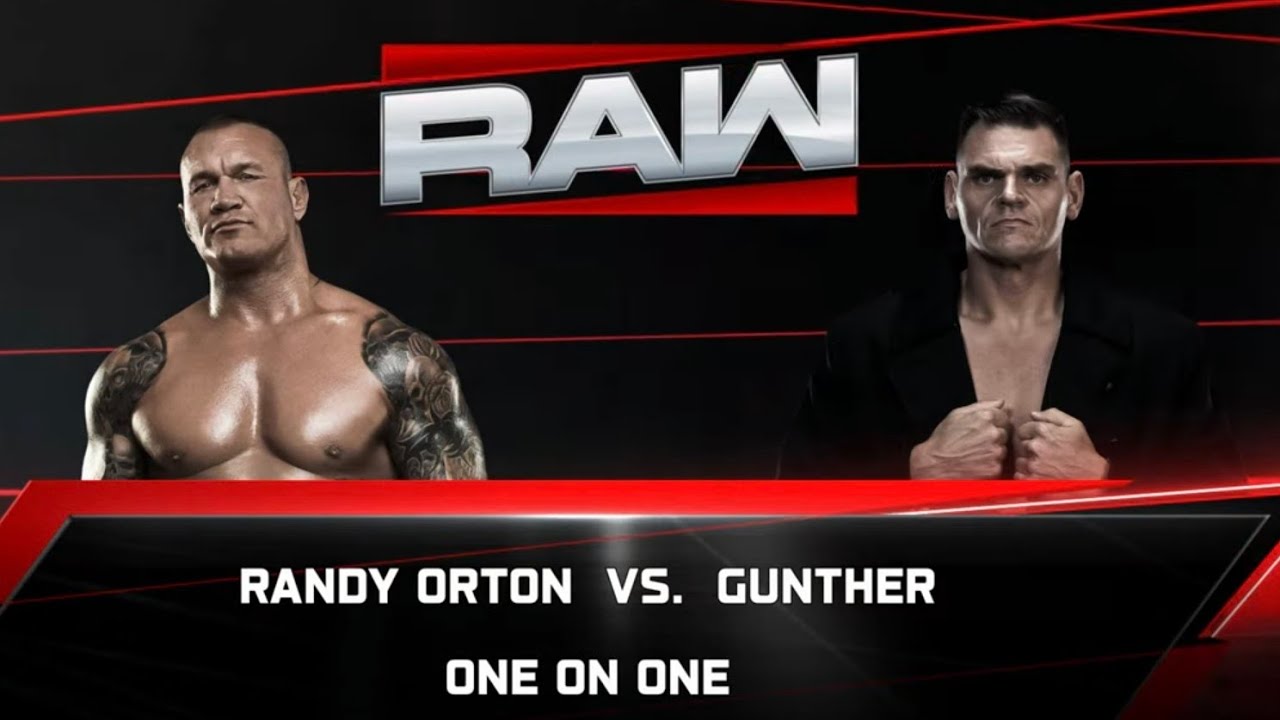 Полный матч - Рэнди Ортон против Гюнтера: Одиночный матч на Raw | WWE 2k26