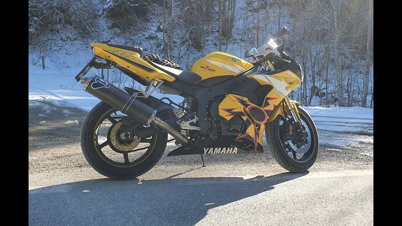POV Motorradfahrt / Yamaha R6 (2005) / Sonnige Strecke