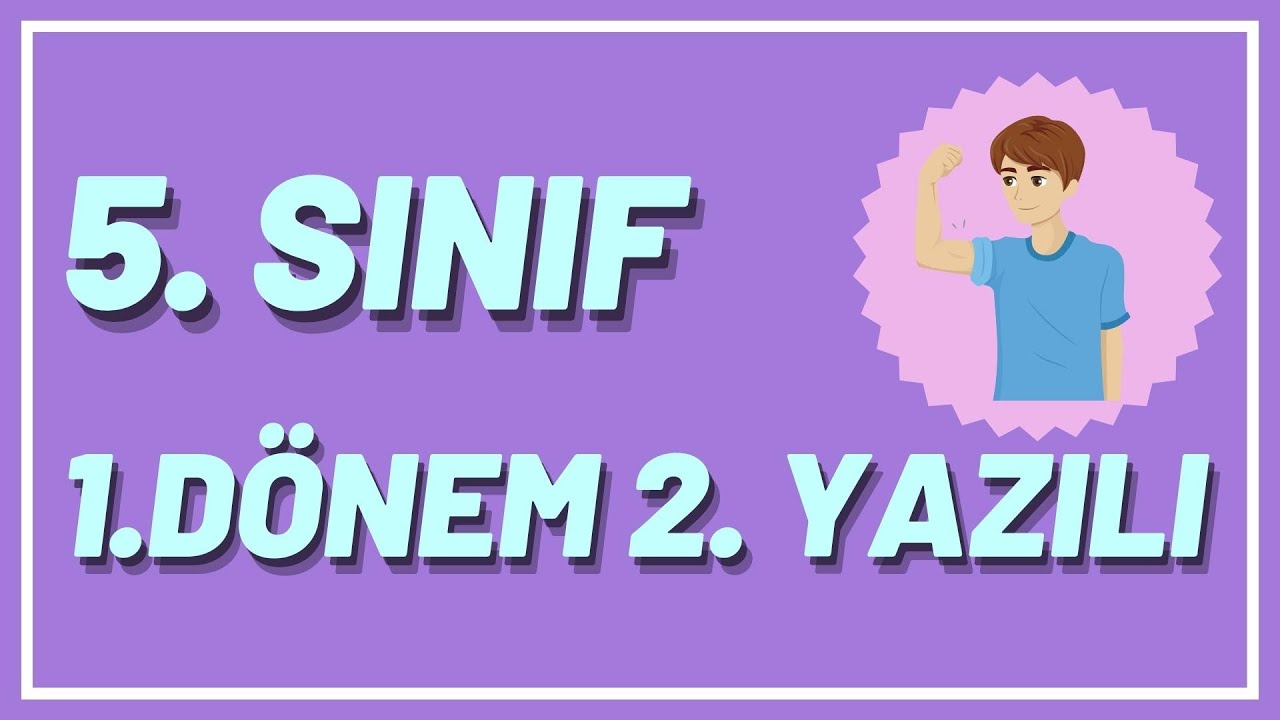5. Sınıf İngilizce 1. Dönem 2. Yazılı