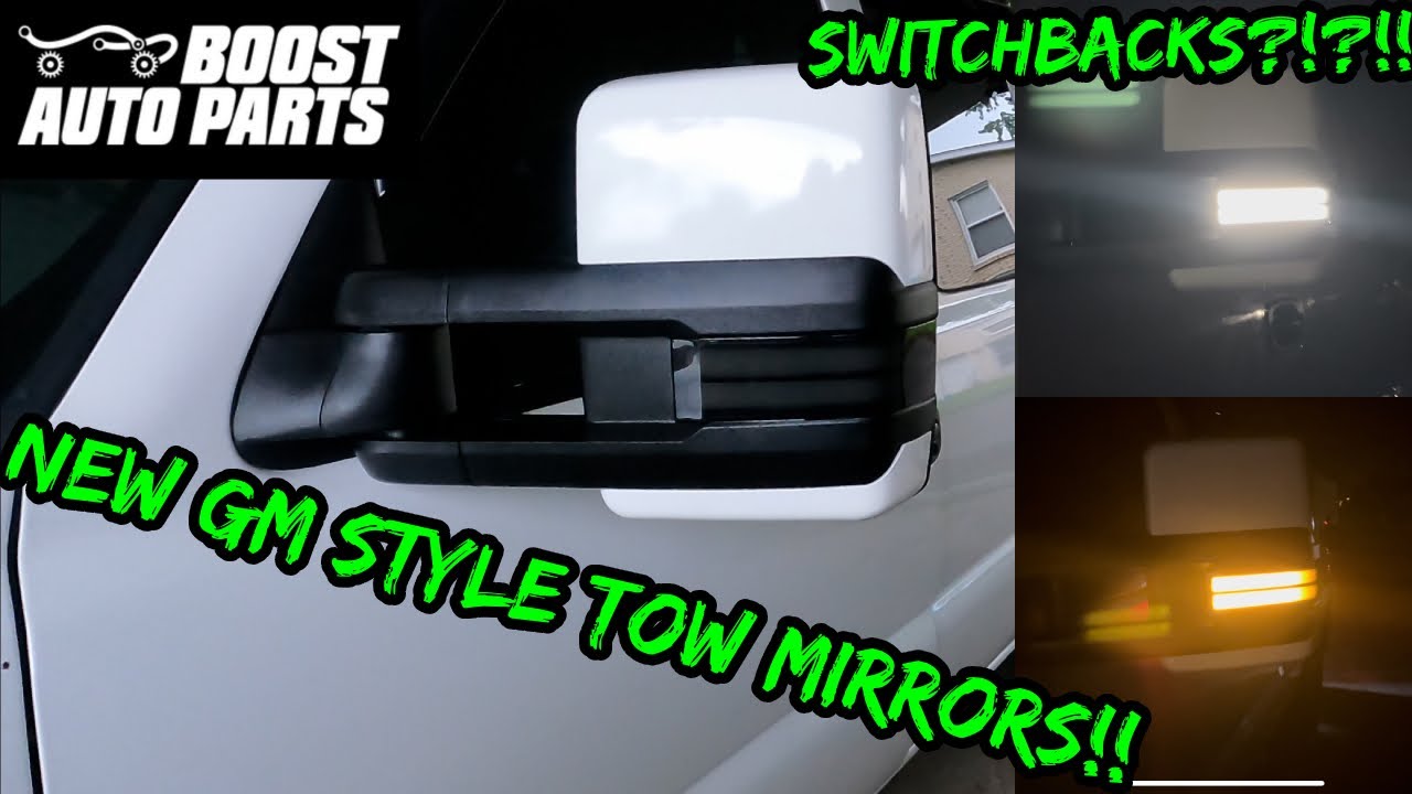 NEW GM Style Tow Mirrors on a 03 Silverado!! Boost Auto Parts!!!!