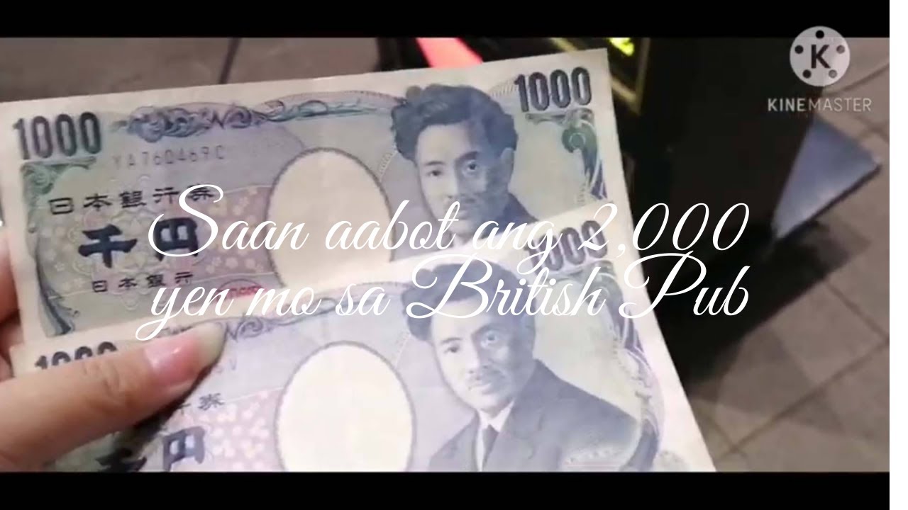 2,000 yen challenge - British Pub ❤️(Japan Vlogs) #JapanDiaries