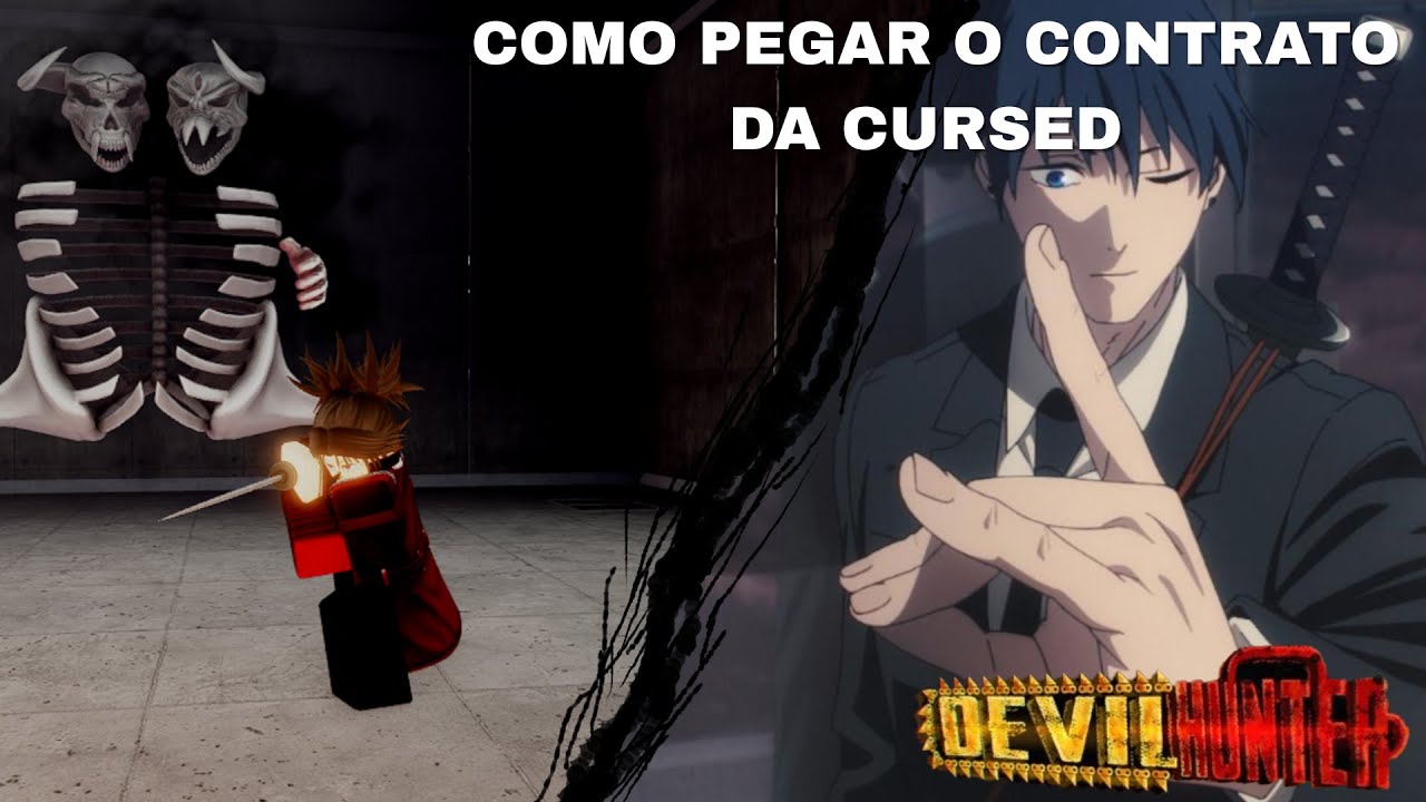 COMO PEGAR O CONTRATO DA CURSED!!! no devil hunter