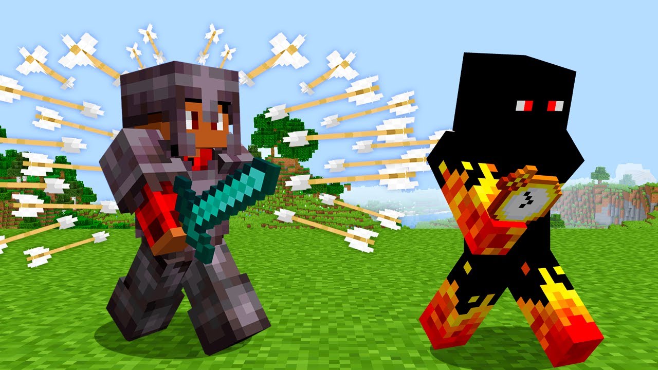 ОХОТНИК против ОСТАНОВКИ ВРЕМЕНИ в MINECRAFT