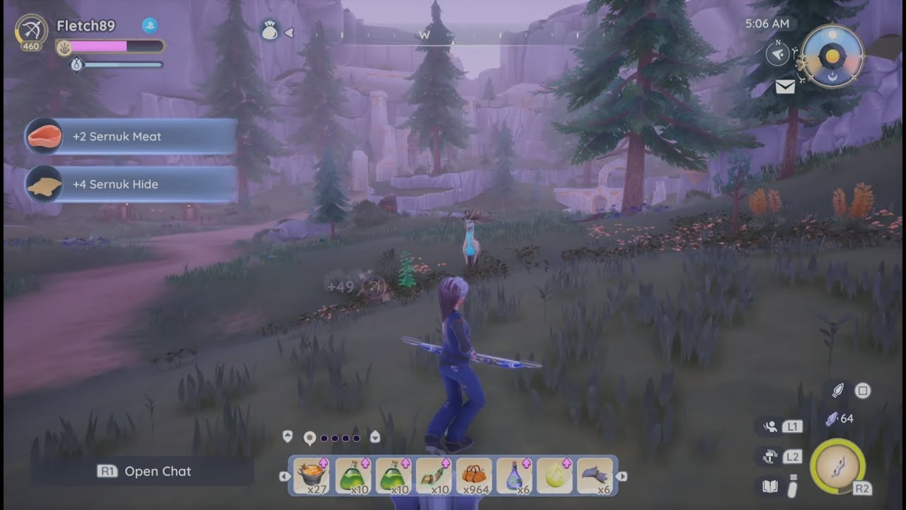 Palia &ndash; Magic Deer Downed 8 Times (Solo Proudhorn Sernuk Hunt)