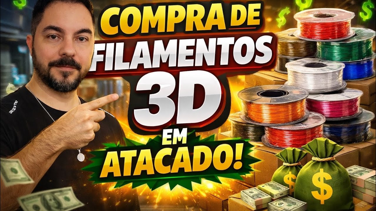 Filamento em atacado site Voolt 3D ou Masterprint