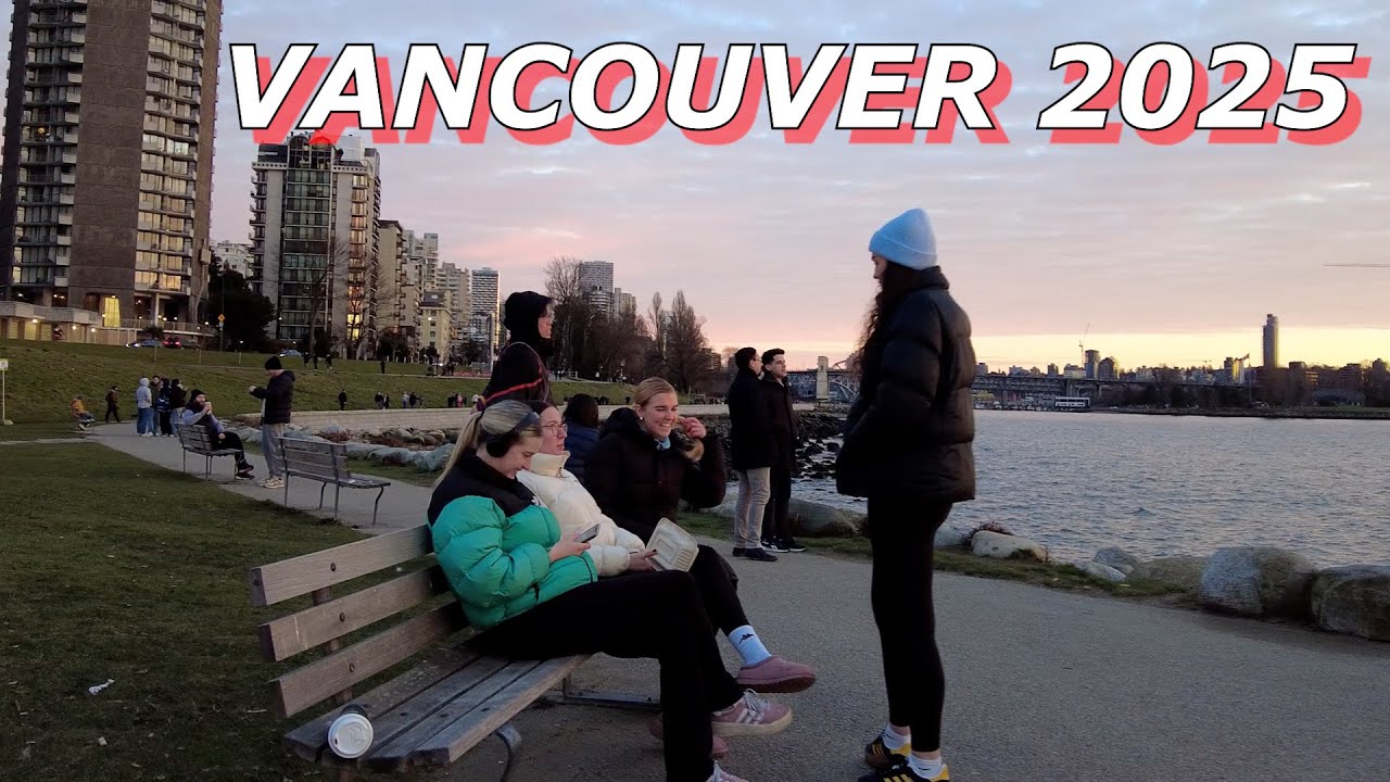 Walking in Vancouver West End - ENGLISH BAY Beach Walk on January 18 2025