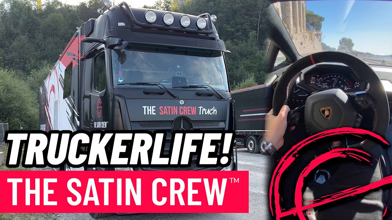 SUPERCAR TRANSPORT 30h UNTERWEGS! | WENN DER TRUCKER LAMBORGHINI FÄHRT | The Satin Crew™!